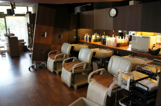 hair EG-O BLACK店　内観