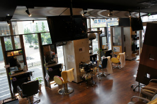 hair EG-O BLACK店　内観